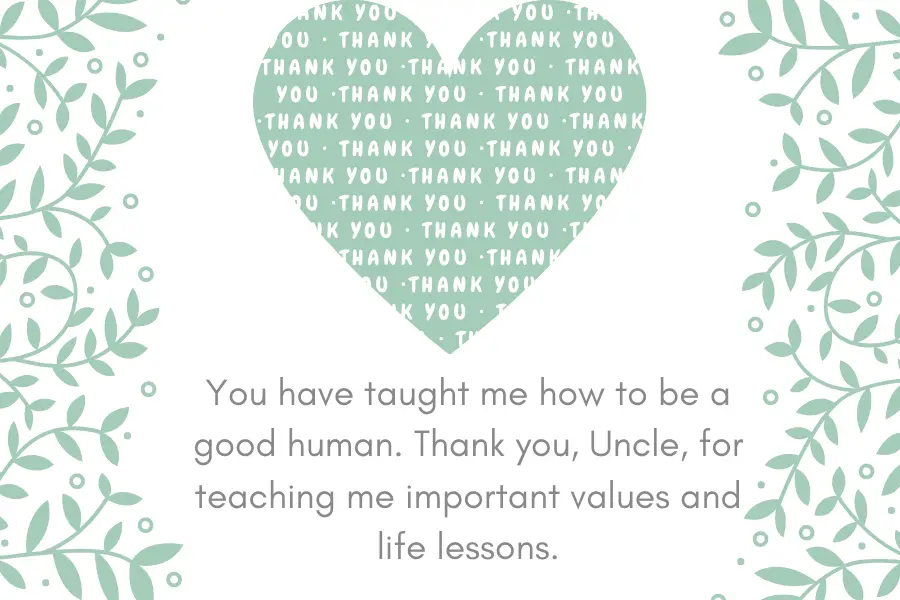 Thank you uncle quotes