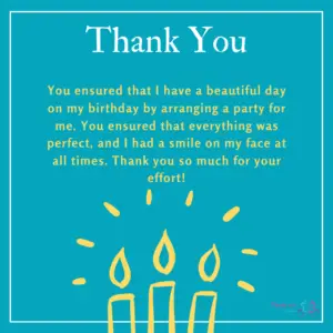 Heartfelt Thank You Messages for 50th Birthday Party