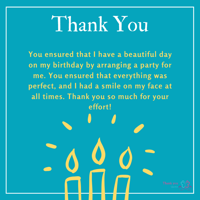 Heartfelt Thank You Messages for 50th Birthday Party