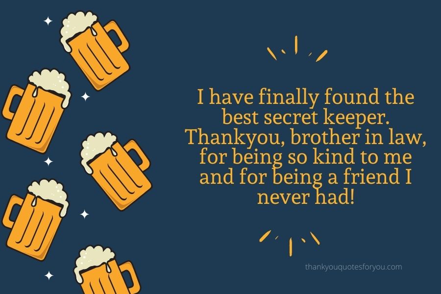 Thank You Quotes And Messages For Brother In Law