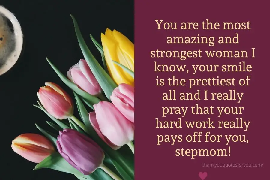 Thank You Quotes And Messages For Stepmother