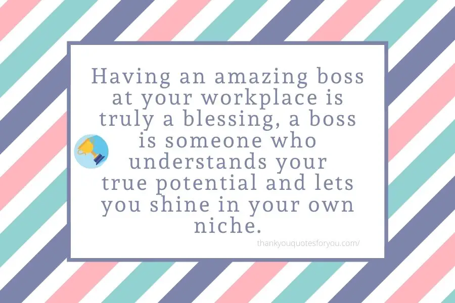 how to thank your boss for trusting you