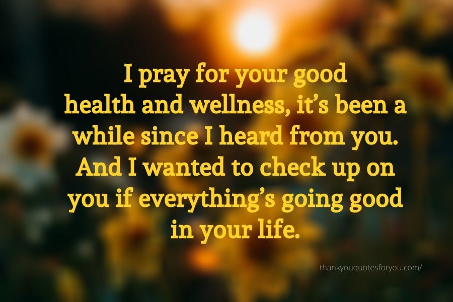Thank you for being so understanding to me