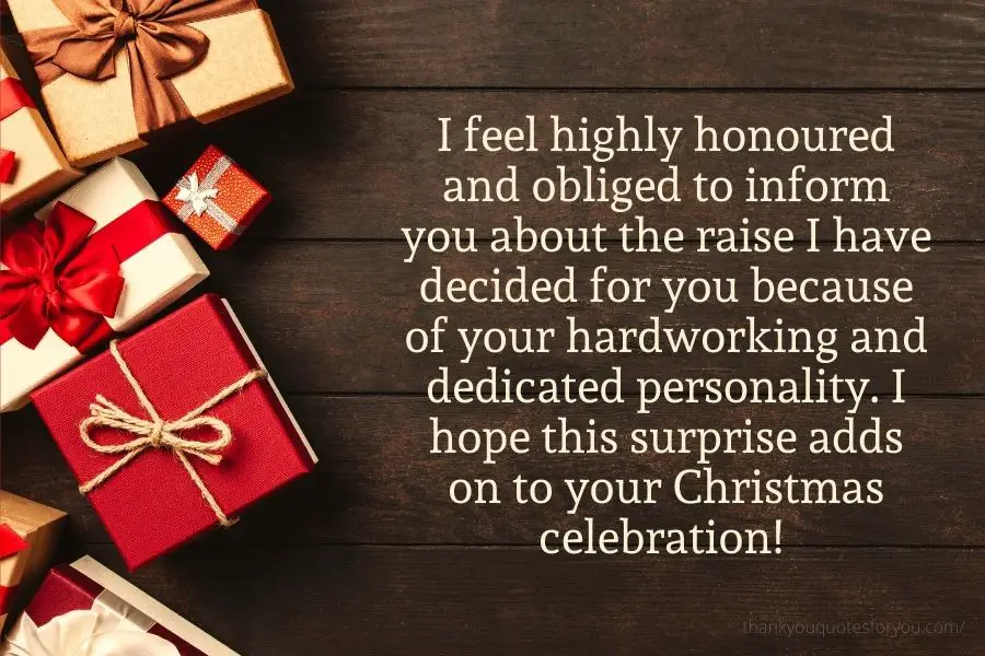 Christmas Thank You Messages To Employees