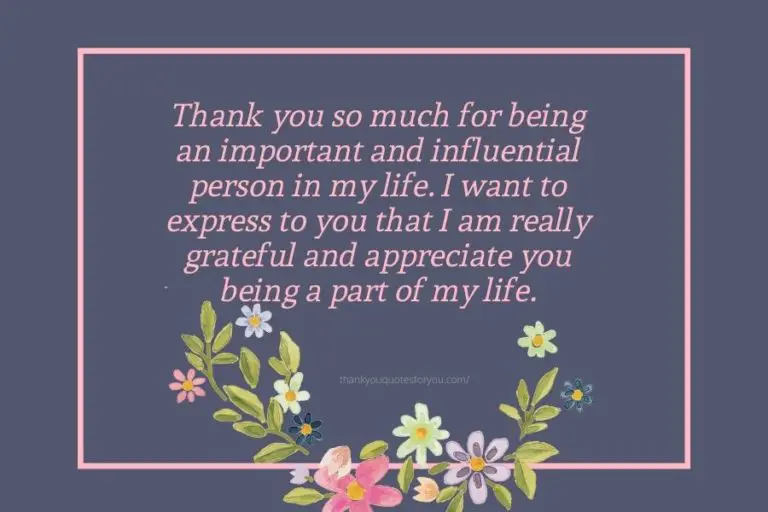 25+ Emotional Thank You Quotes & Messages