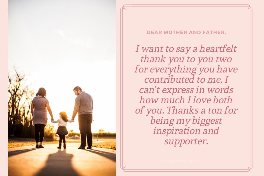 thank you parents quotes