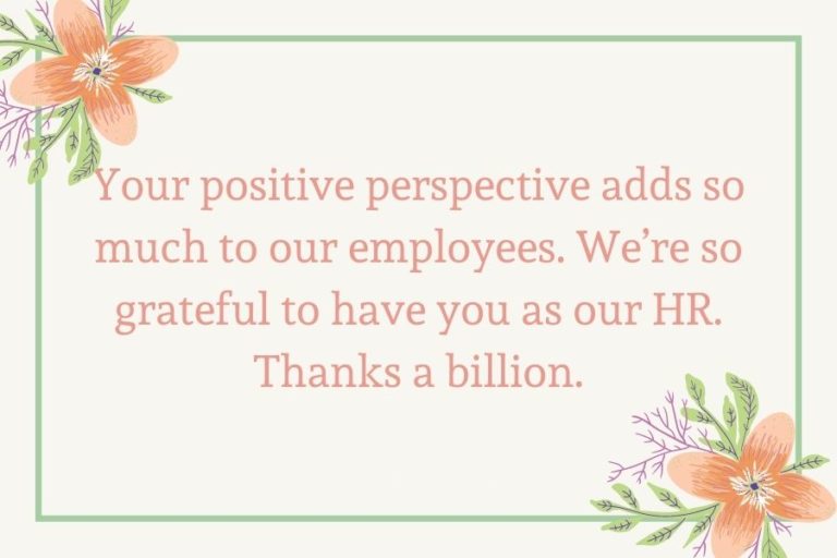 Thank You Quotes For HR