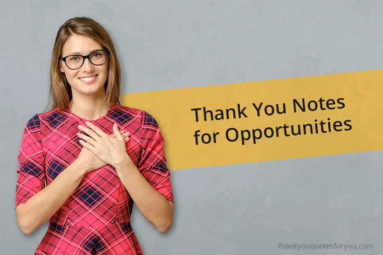 thank you notes for opportunities