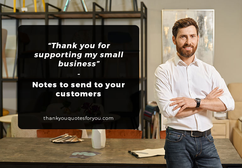 thank you for supporting my small business